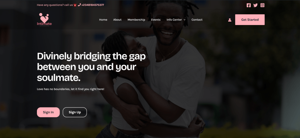 Intimate Matchmaking